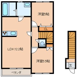 サンパティーク　カンサイA　B　Cの物件間取画像